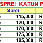 harga sprei premium